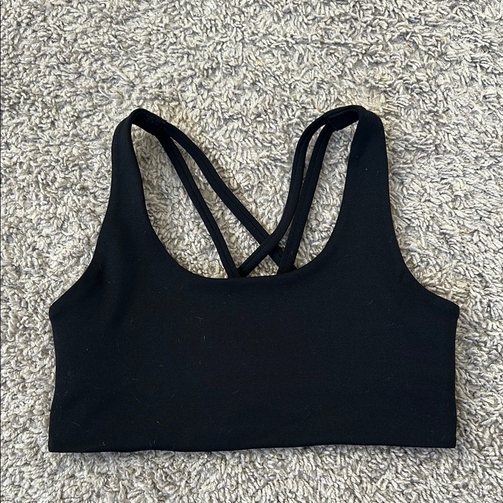 Nike Black Strappy Sports Bra
